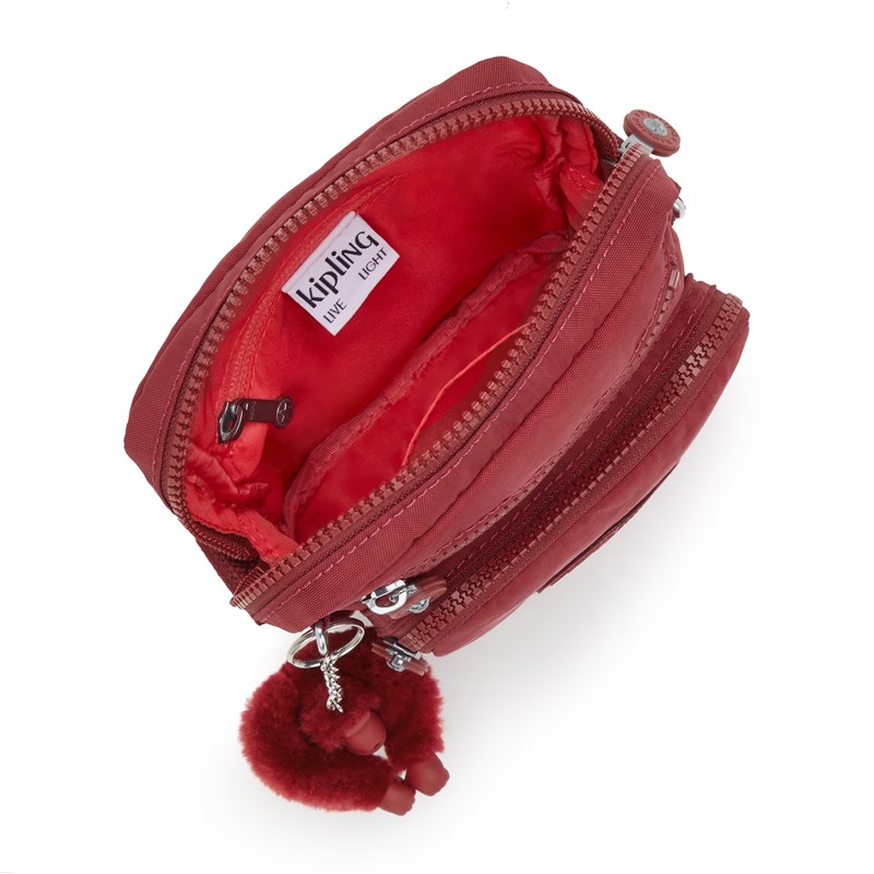 Kipling Crossbody Gunne Rød 4