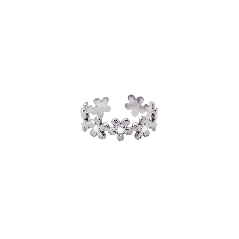 PITAYA Ring Alina Mini Flower  Silver