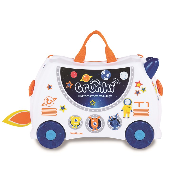 Trunki Børnekuffert med hjul Hvid/Navy 2