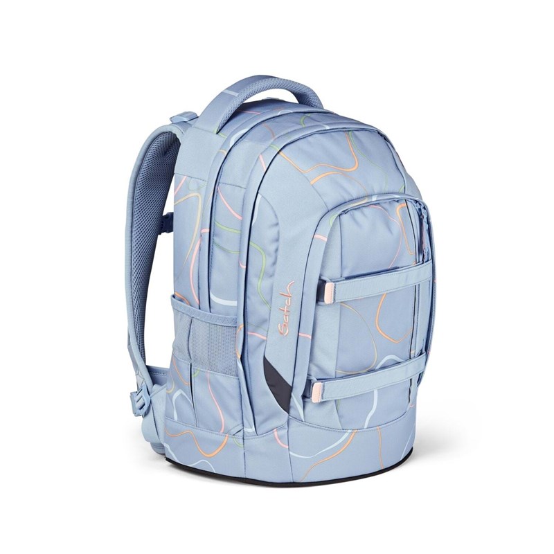 Satch Skoletaske Pack Vivid Blue Lyseblå 3