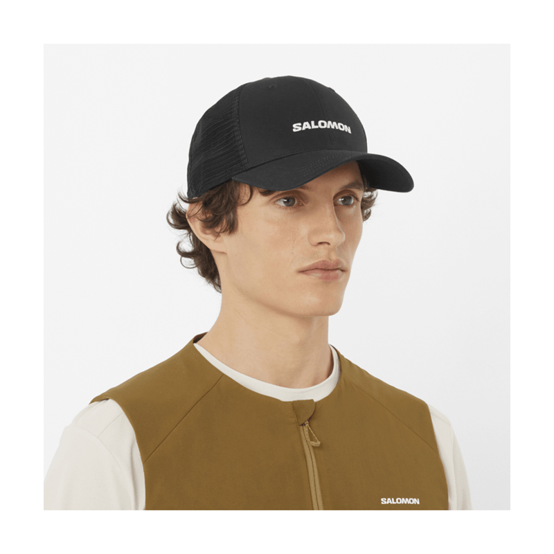Salomon Kasket Logo Trucker Sort Str S/M 2