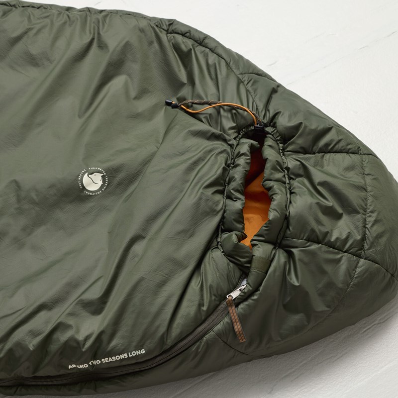 Fjällräven Sovsäck Abisko Two S. Long Oliv Grön 4
