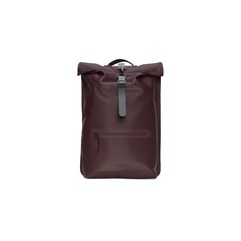 RAINS Ryggsäck Rolltop Rucksack Bordeaux 1