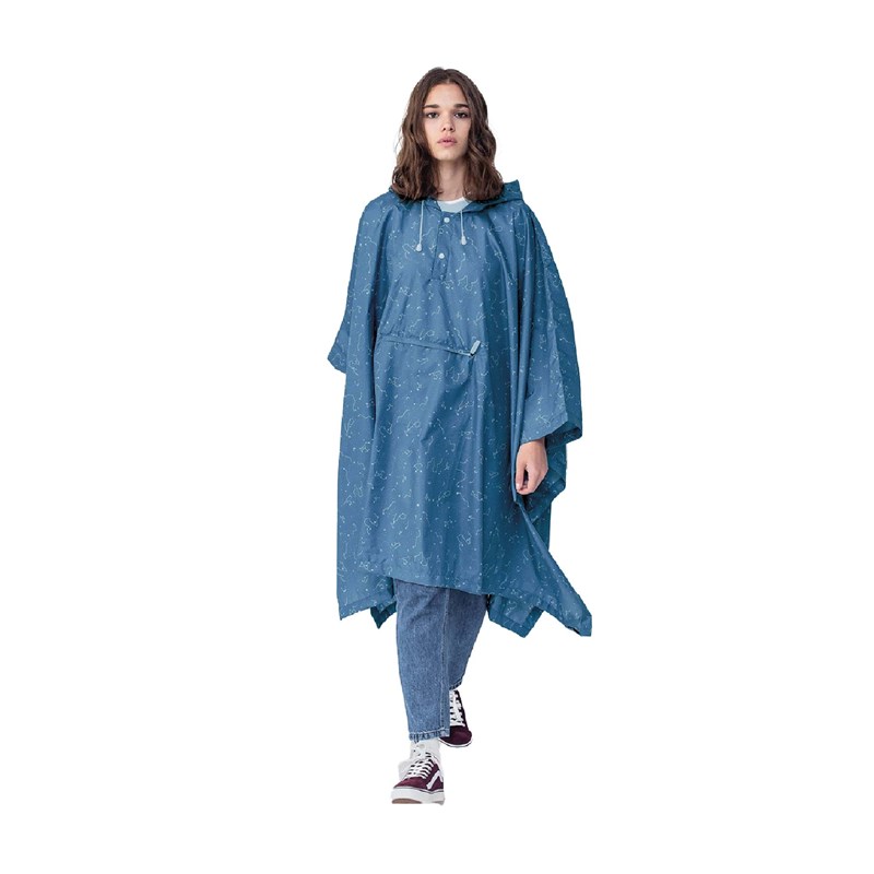 Hoffmann Regnponcho  Lyseblå 2