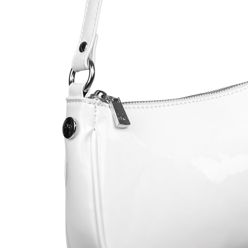 Collection by Barbara Kristoffersen Skuldertaske Hvid/sølv 4