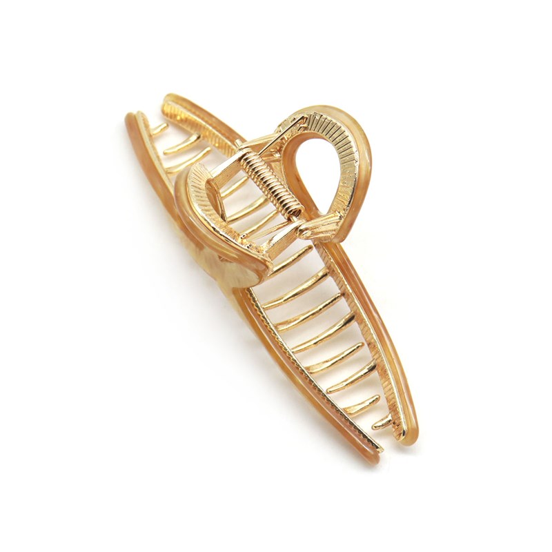 Conmé Hårspänne Rina, ljusbrun Konjak 3