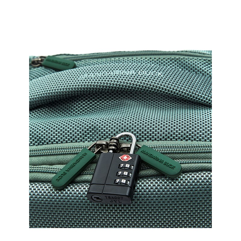 Mandarina Duck Trolley Rygsæk Zephyr L. Grøn 6