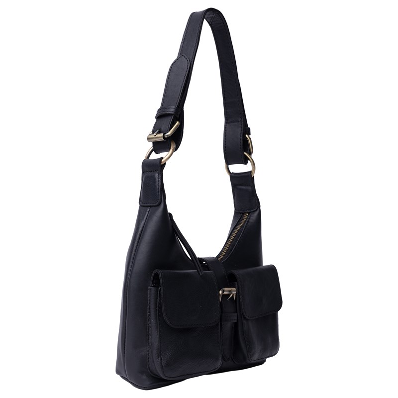 RE:DESIGNED Skuldertaske Solvej Small Sort 3