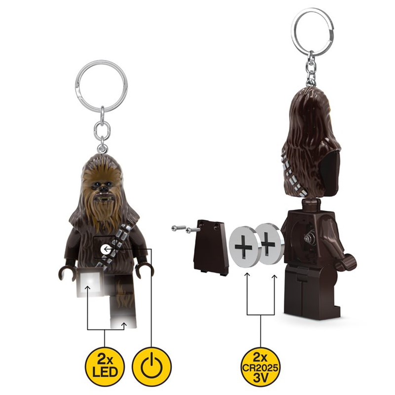 LEGO Bags Lego nyckelring Chewbacca Brun/brun 2