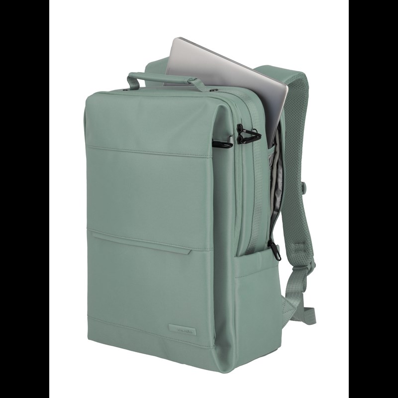travelite Rygsæk Workfloow Grøn/Taupe 15" 5
