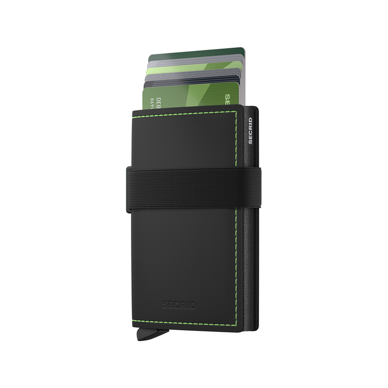 Secrid Bandwallet Svart/Grön 1