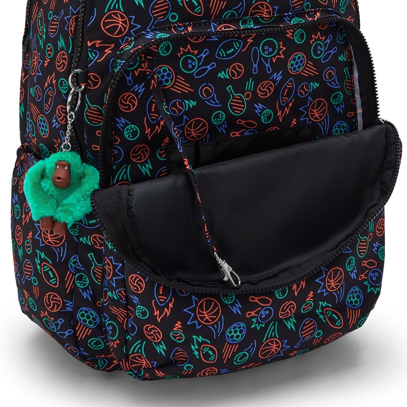 Kipling SEAUL LAP Ryggsäck Mönster 5