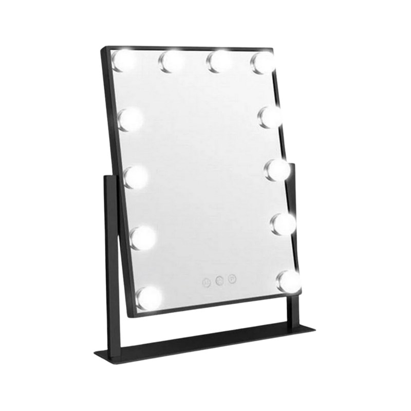 UNIQ Makeup spejl New York 12 led Sort 2