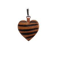 Núnoo Bag Charm Heart  Brun 1