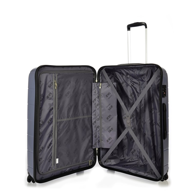 Aries Travel Kuffert Marbella Grå 75 Cm 4