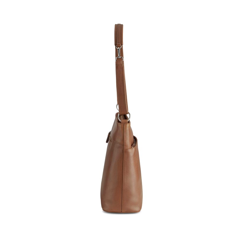 Aura Skuldertaske Toulouse Hobo  Cognac/brun 8