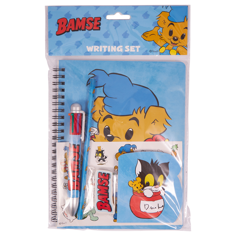 Bamse Skrivset A5 Bamse Blå/Orange 1