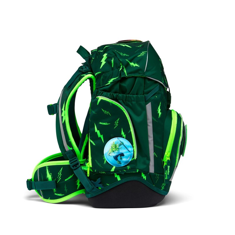 Ergobag Skoletaskesæt Pack Beartastic Grøn mønster 3