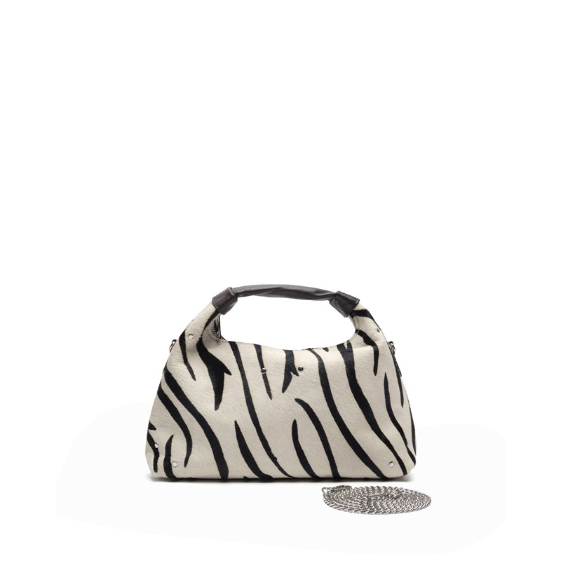 Núnoo Handväska Dandy Deluxe Svart rand 4