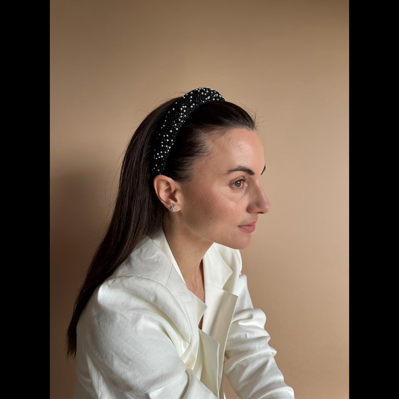 Conmé Hårbøjle Sort/Hvid 4