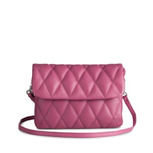 Aura Vichy Crossbody Bag Pink