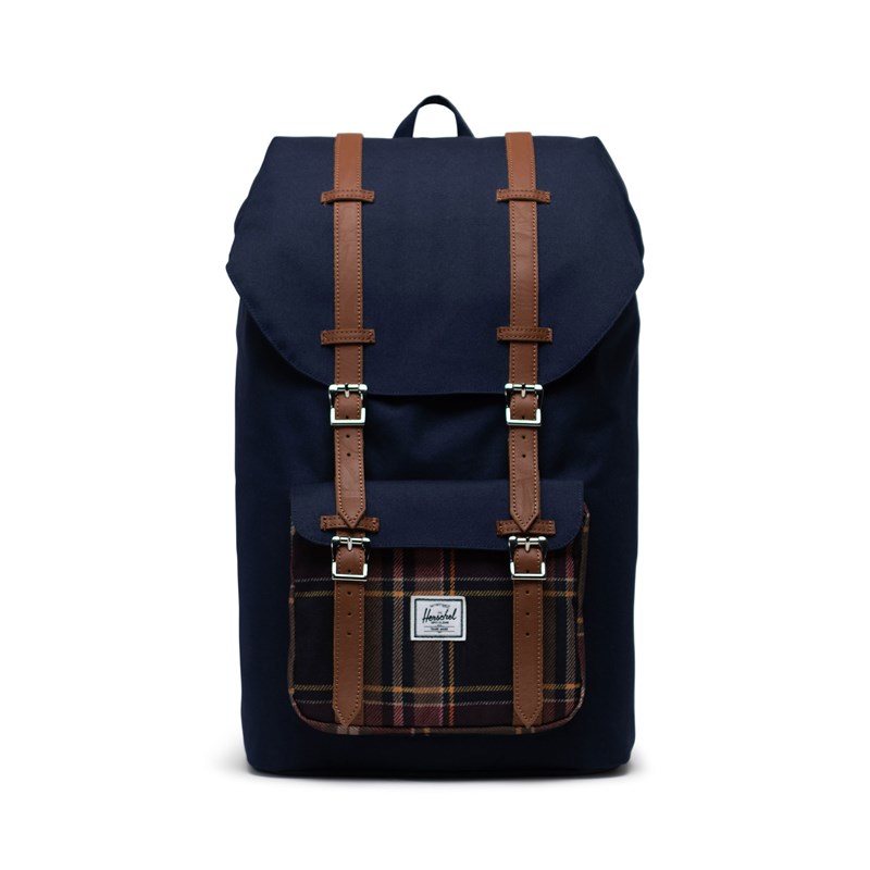 Herschel Ryggsäck Little America Blå ruta 15" 1
