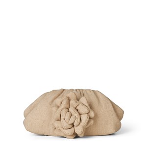 DAY ET Clutch Day Linen Flower Sand
