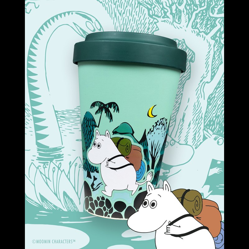 Nordic Buddies Takeaway mugg Mumintrollet Grön 7