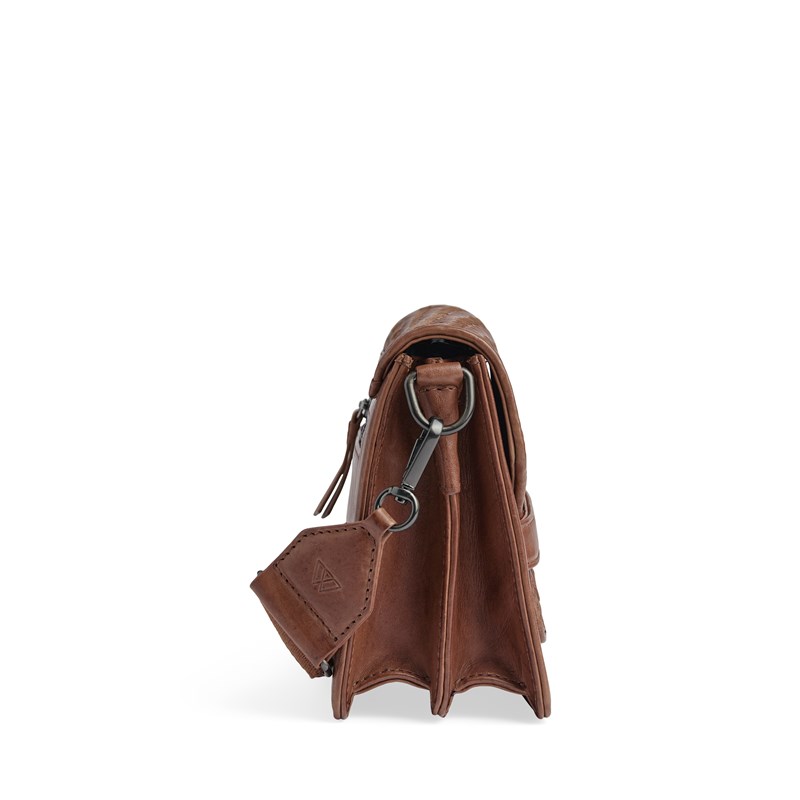 MARKBERG Crossbody Arabellambg Weave Cognac 6