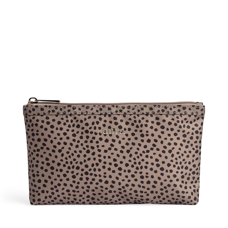 Aura Kosmetikpung Arosa  Taupe/Sort 1