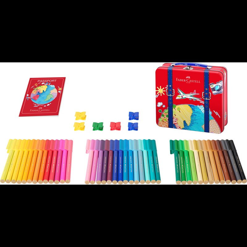 Faber-Castell Tuschpennor med fodral 40 st Multi 2
