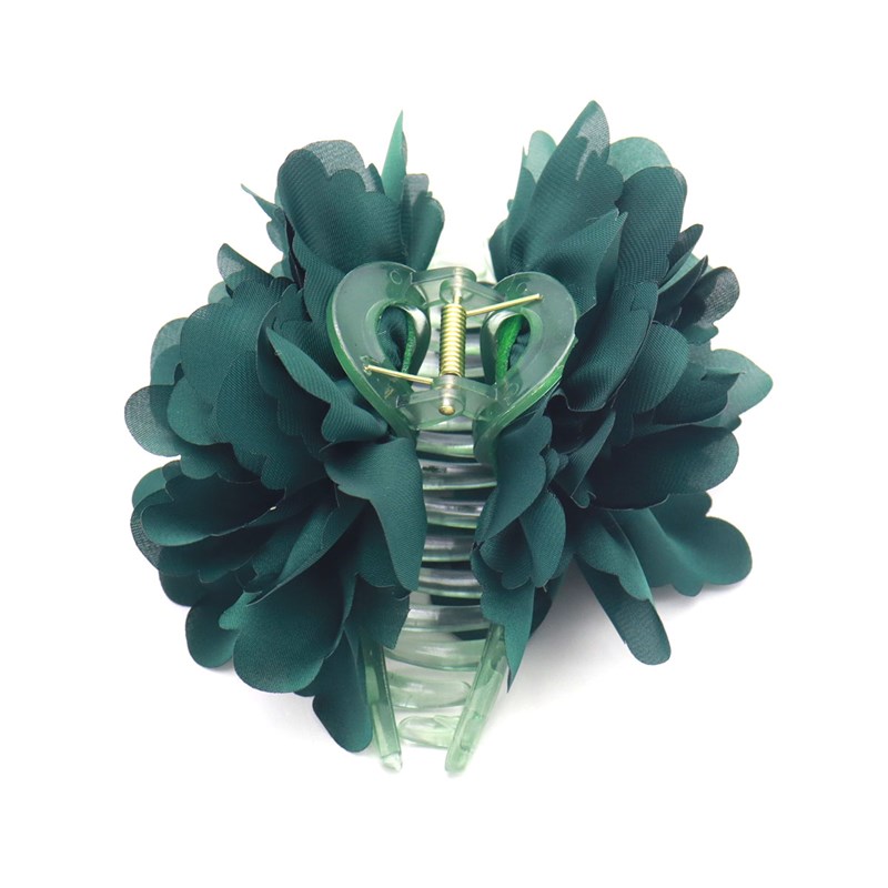 Conmé Hårklemme lea, støvet grøn blo m. grön 4