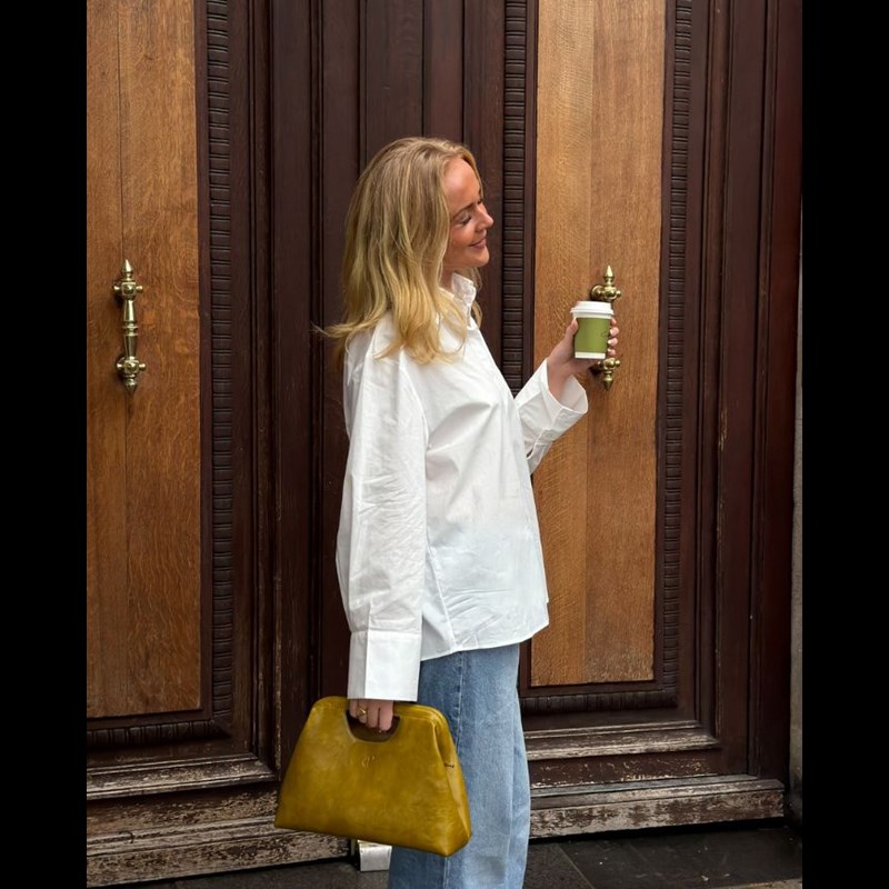 PITAYA Håndtaske Asta  Mørk gul 3