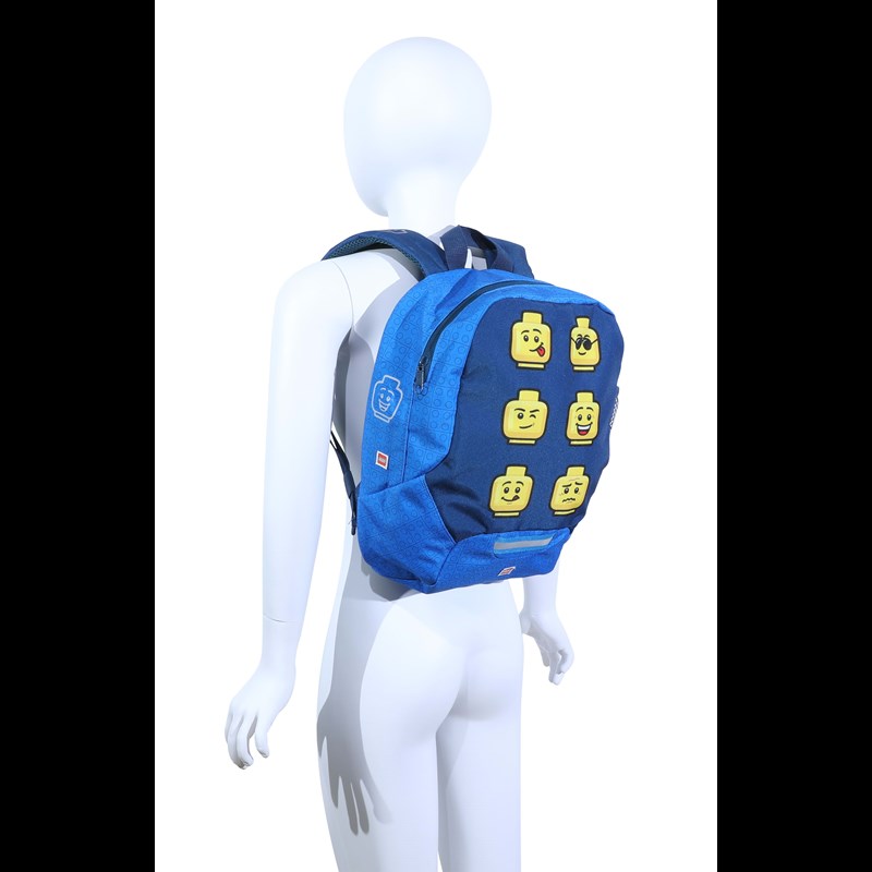 LEGO Bags Børnehavetaske Faces Blå m/ gul 7