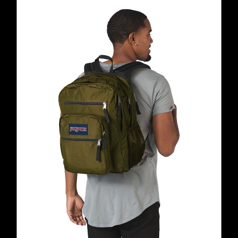 JanSport Rygsæk Big Student Army Grøn 15" 2