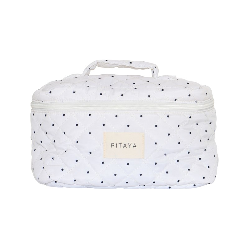 PITAYA Necessär Dots Large Vit