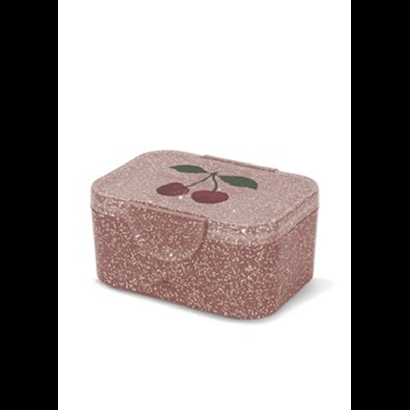 Konges Sløjd Madkasse Glitter Cherry mønster