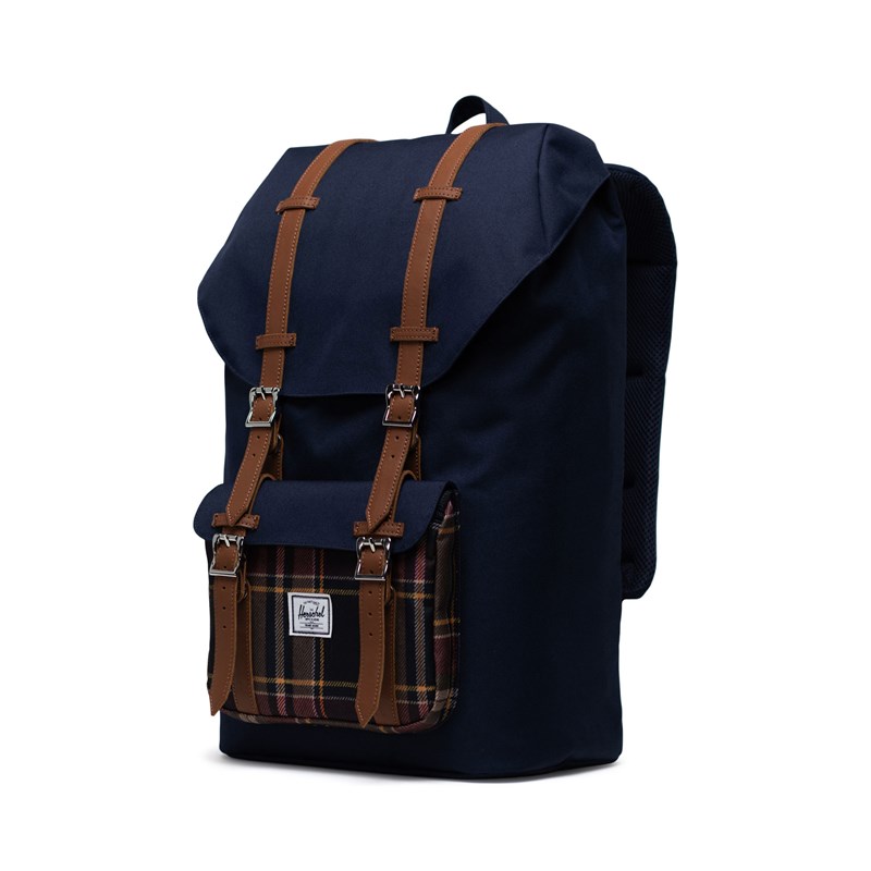 Herschel Ryggsäck Little America Blå ruta 15" 2