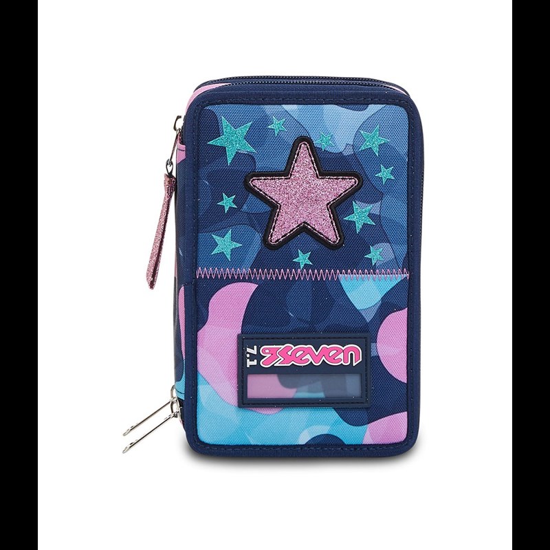 Seven Penalhus 3 lags med fyld Blå m/stjerner 1