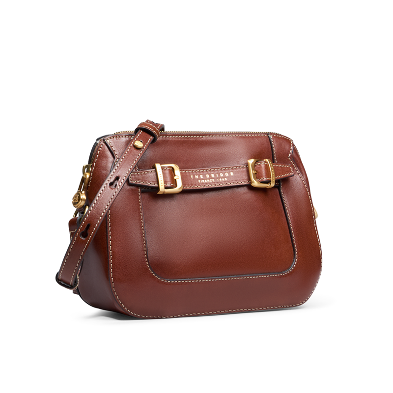 The Bridge Crossbody Gaia Camerabag Brun 2