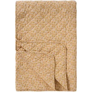 Ib Laursen Tæppe Quiltet Beige/grøn