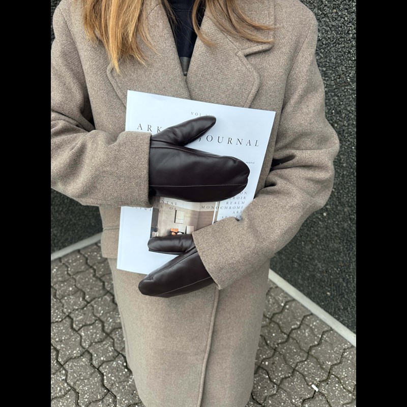 Aura Dameluffe Moritz  Sort Str S 6