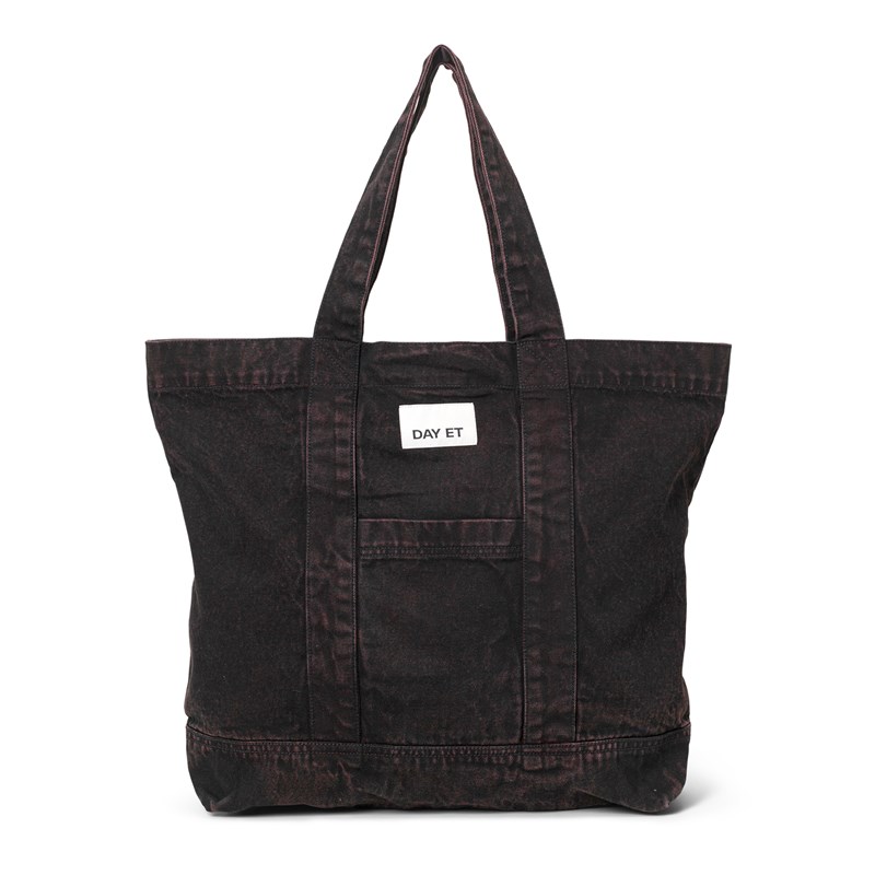 DAY ET Shopper Day Washed Denim  Mörk Bordeaux 1