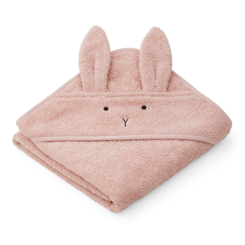 LIEWOOD Babyhåndklæde Albert Lyserød 1