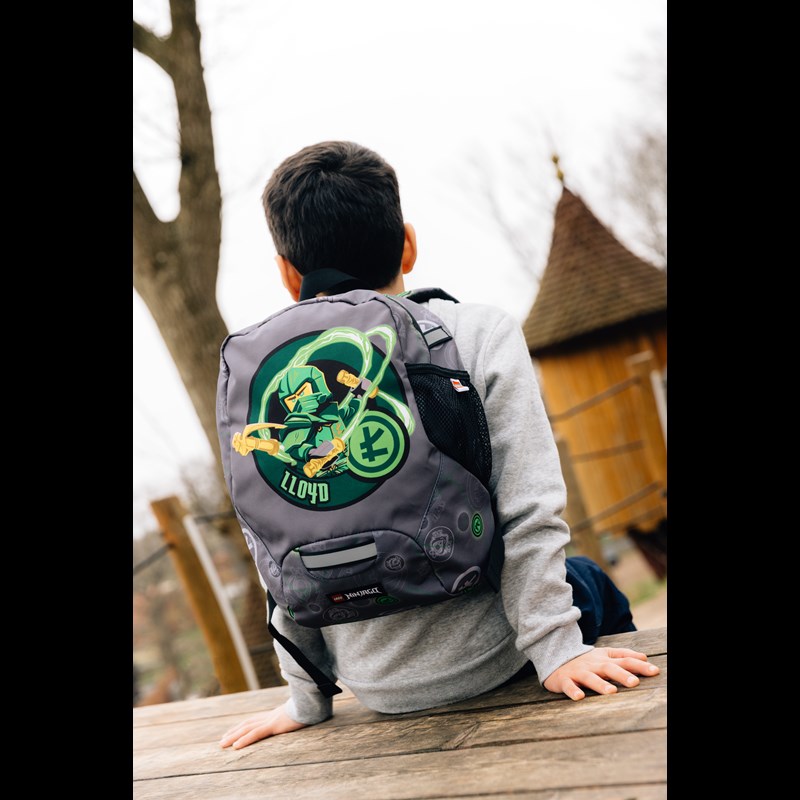 LEGO Bags Børnehaverygsæk Element Master Grå/grøn 2