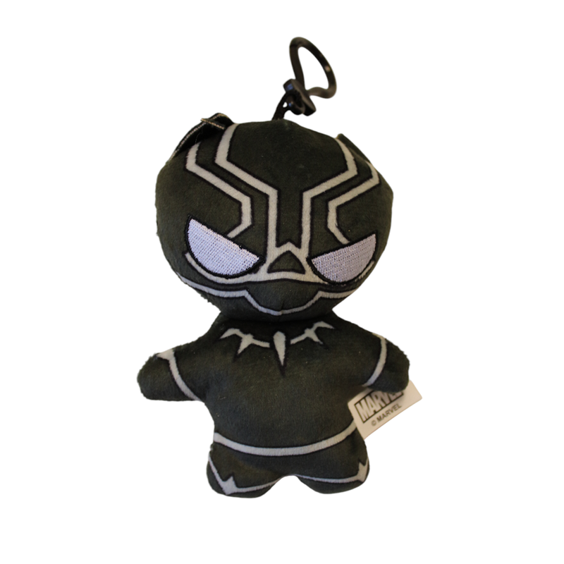 Marvel Bag Charm Black Panther Sort/Hvid