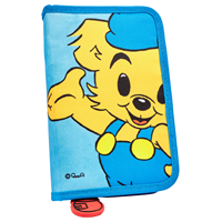 Bamse Pennfodral m/ fyll Blå/Orange 1