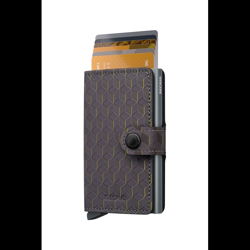 Secrid Kortholder Mini wallet Grå/gul 2