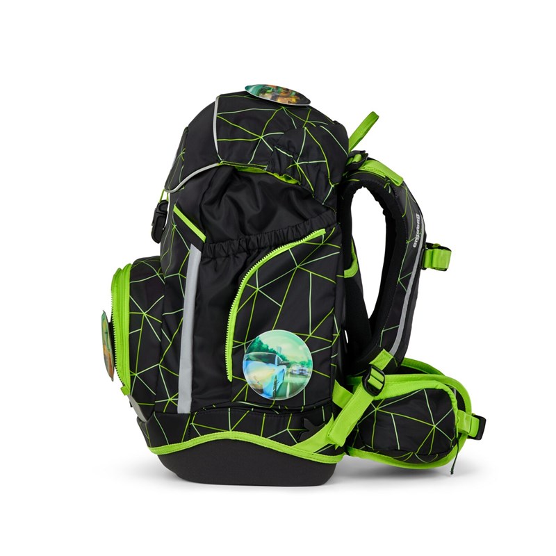Ergobag Skolväskeset Pack CyBear Race Svart/Grön 6