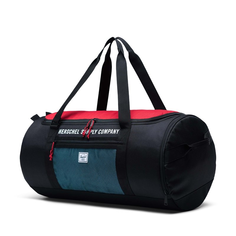 Herschel Sportstaske Sutton Carryall Sort/Rød 2